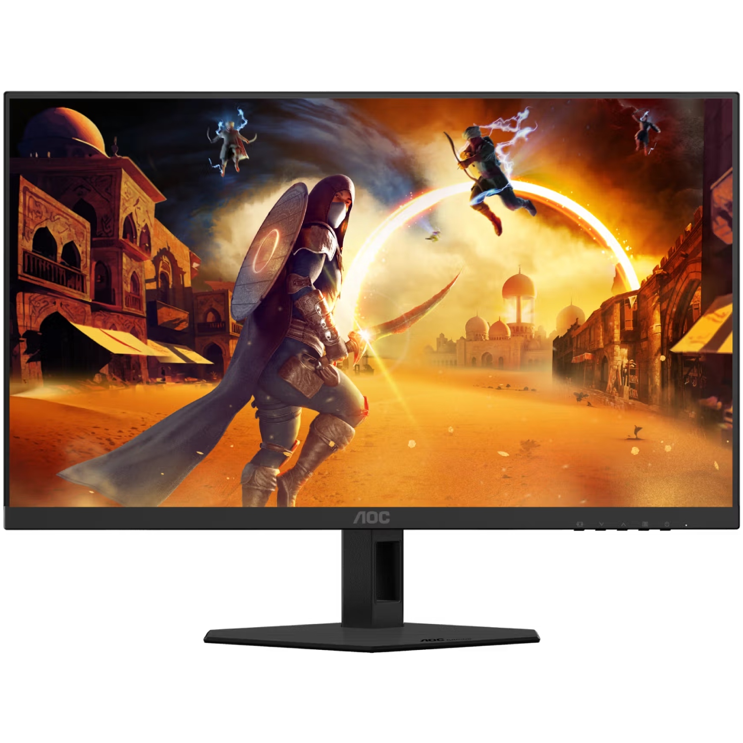 TFT 23.8" AOC 24G4ZRE, Fast IPS, 260Гц, 2xHDMI, DP, чорно-червоний