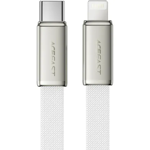Кабель USB 2.0 Type-C M-Lightning M, 1.2м, білий, ultra-thin C24-01 White Acefast
