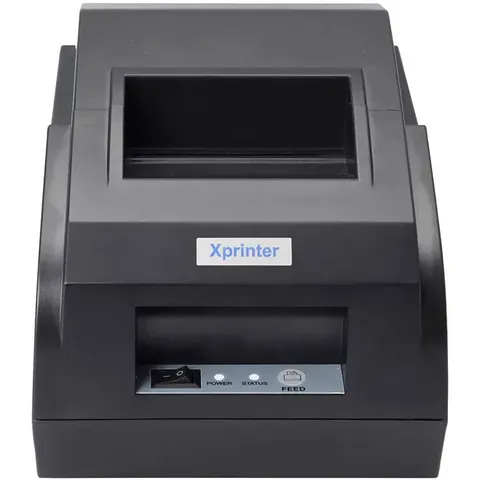 Принтер чеків Xprinter XP-58IIZ (термодрук, 90 мм/с, стрічка 58 мм, USB, чорний)