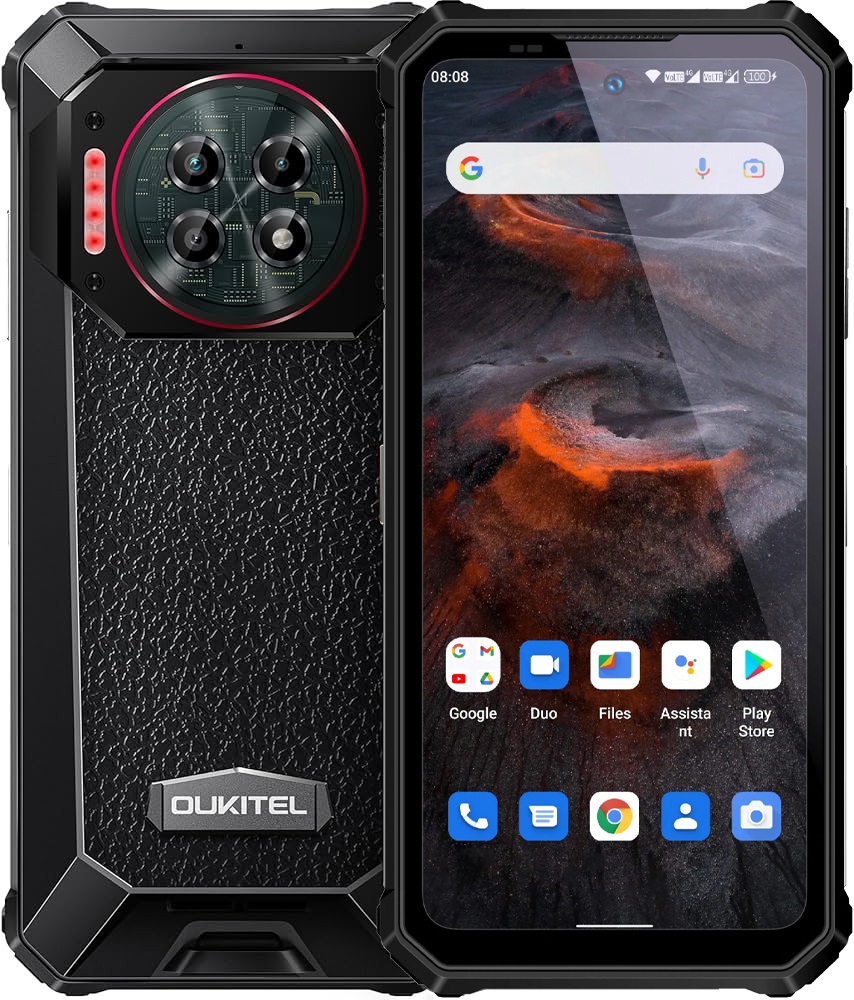 Смартфон Oukitel WP19 pro 6.78”FHD+/8GB/256GB/G99/22000mAh/64+16Мп IR Night Vision/IP69K/NFC/Blac