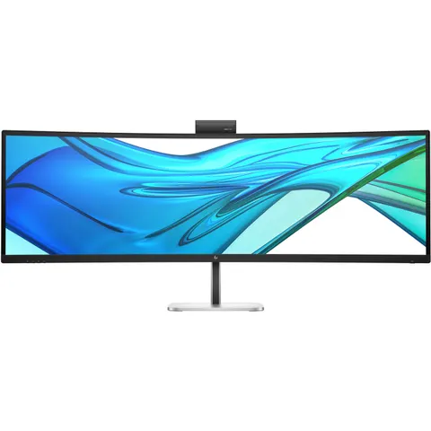 TFT 49" HP S5 Pro 549pm, VA, DQHD, RJ-45, HDMI, DP, USB-C, cam, чорний