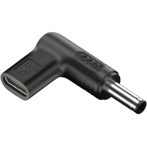 Перехідник живлення для ноутбуків PD Type-C-> DC19.5V 5.5*2.1мм(універсальний:Acer,HP,Fujitsu,Toshib