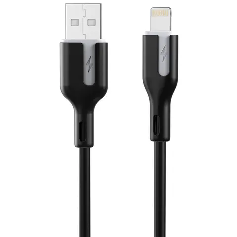 Кабель USB 2.0 AM-Lightning M, 1.0м, чорний Choetech