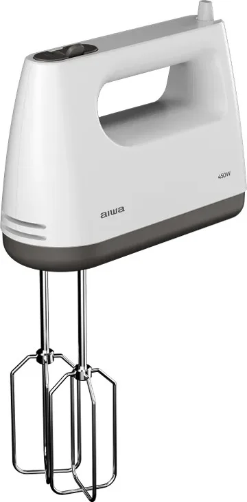 Міксер AIWA TeSaberu AHX-600 ручний 450Вт/ 5 швидк./ TURBO/ білий