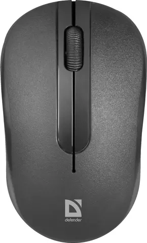 Мишка Defender Datum MM-285, бездротова, 3 кн. 1600 dpi, чорна