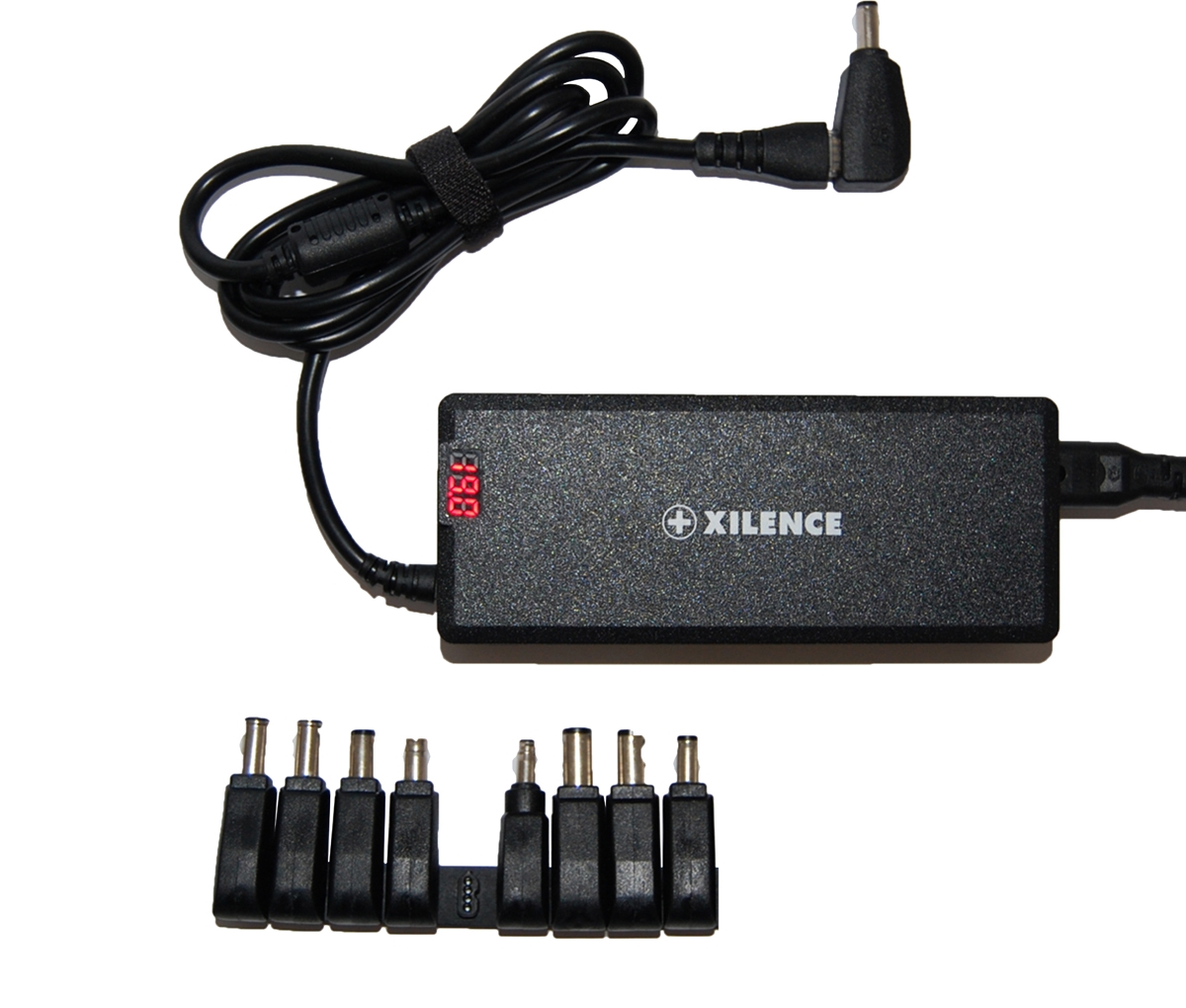Адаптер живлення для ноутбука Xilence 90W Mini Universal Чорний