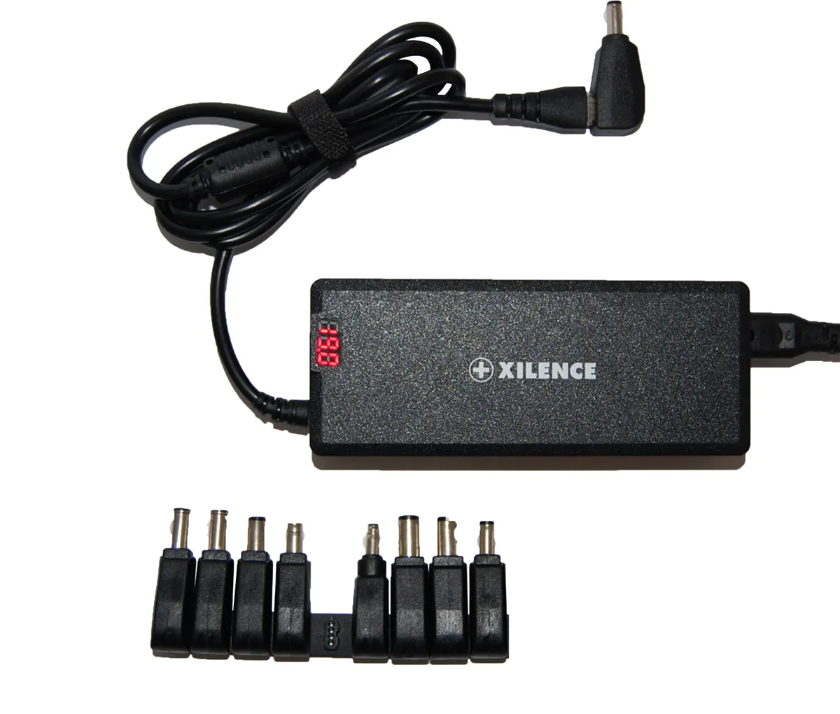 Адаптер живлення для ноутбука Xilence 90W Mini Universal Чорний