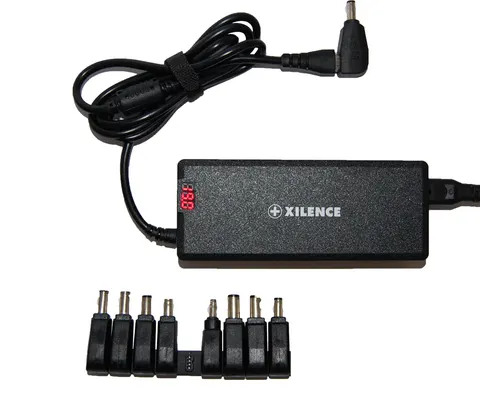 Адаптер живлення для ноутбука Xilence 90W Mini Universal Чорний