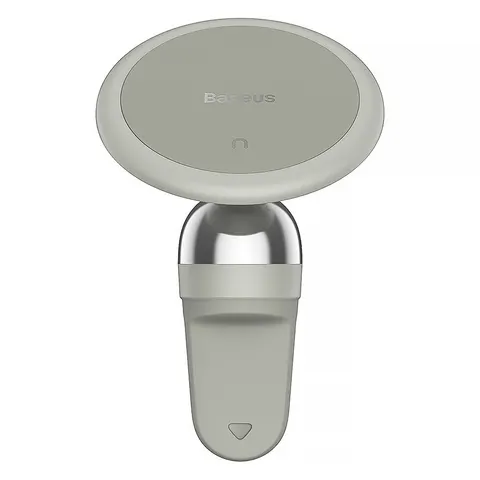 Автомобільне кріплення для смартфона Magnetic (На решітку) Baseus Кремово-Білий