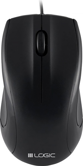 Мишка LogicConcept LM-12, 3 кн., 1000dpi, чорна