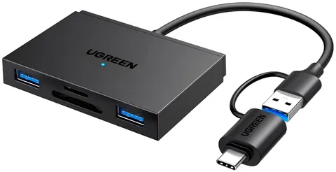 Card Reader USB 3.0 4-in-1,OTG USB-C/USB-A, SD/TF,  4-in-1 CM812 Ugreen