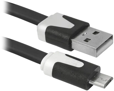 Кабель USB 2.0 AM-micro BM, 1.0 м, USB08-03T чорний Defender