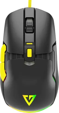 Мишка  Modecom Jager Volcano, ігрова, 12400dpi., 7кн.,RGB, Hot-Swap, custom., чорна