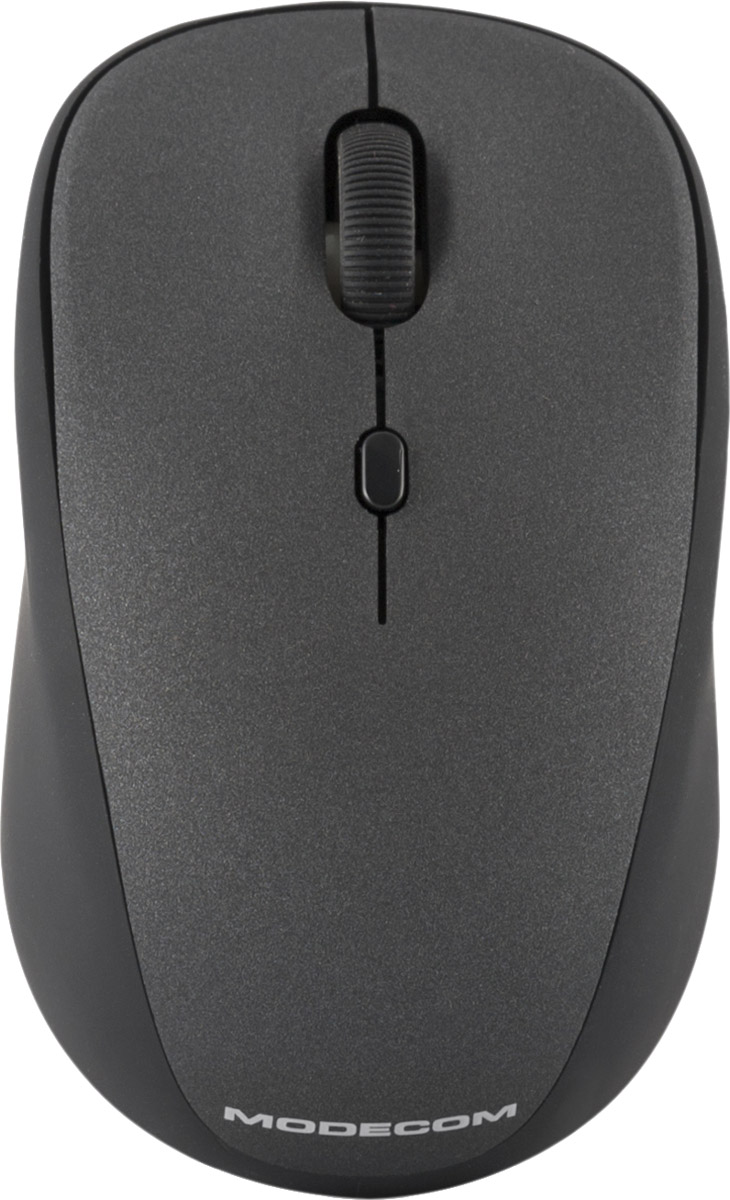 Мишка Modecom MC-WM6, бездротова, 3кн., 1600dpi, нано ресівер, чорна