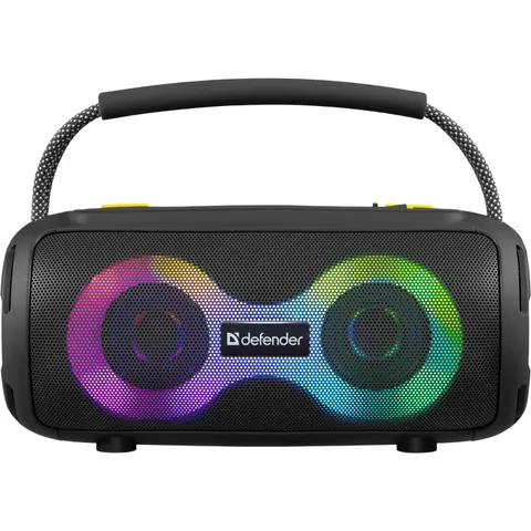 Акустична система 1.0 Defender S450, 10Вт  RGB/BT/FM/USB/TF/AUX/TWS чорна