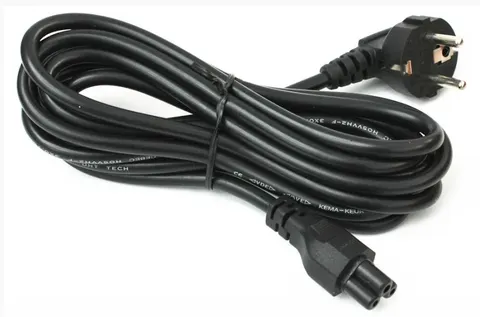 Кабель живлення 220В 1.5 м, 0,75мм2 С13-IEC C5 (для ноутбука)