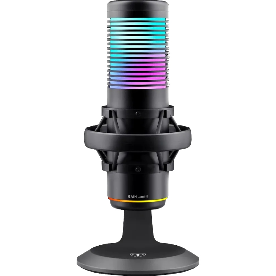 Ігровий стрім мікрофон Defender Pulsar GMC USB, RGB, 2.0 м