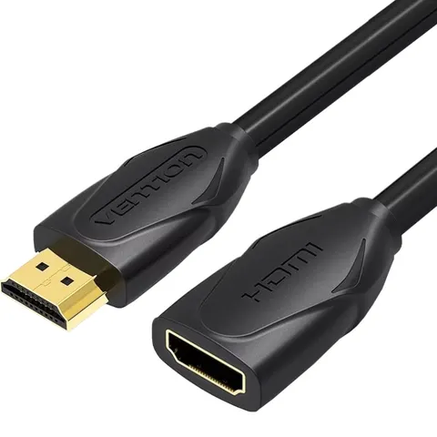 Кабель HDMI M - F (подовжувач), 1.0 м, V2.0, 4K 60Hz PVC Vention