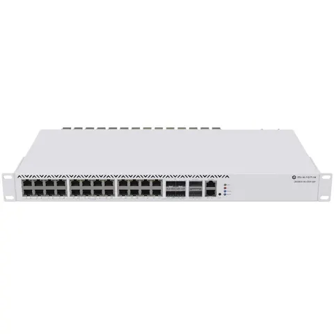 Комутатор Mikrotik CRS326-4C+20G+2Q+RM, 1x10/100 , 20x2.5G, 4xCombo 10G Ethernet/SFP+, 2x40G QSFP+,