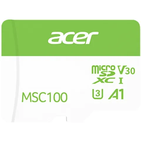 Memory card SD Micro 64GB Acer MSC100 SDXC C10/U3/V30/A1, Retail