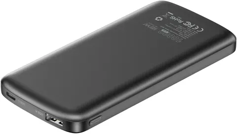 УМБ Choetech 10000mAh 12W USB-A,USB-C чорна