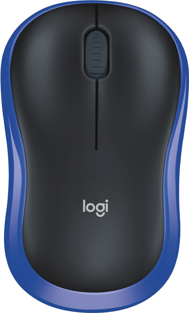 Мишка Logitech M185 бездротова, Blue (new)