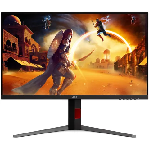 TFT 31.5" AOC U32G4U, Fast IPS, 4K UHD, 160Гц, 2xHDMI, DP, USB-hub, HAS, Pivot, чорно-червоний