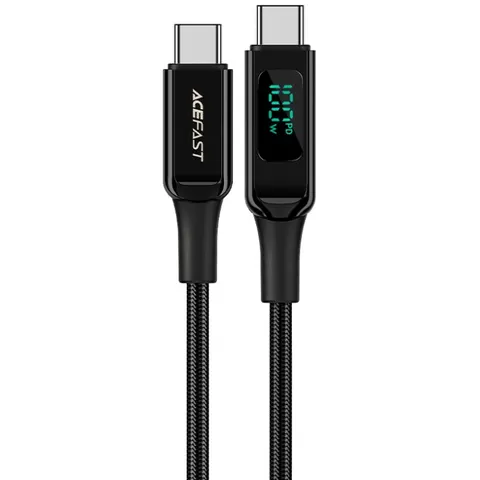 Кабель USB 2.0 Type-C M-M, 2 м, 100W, with display, C6-03 Acefast