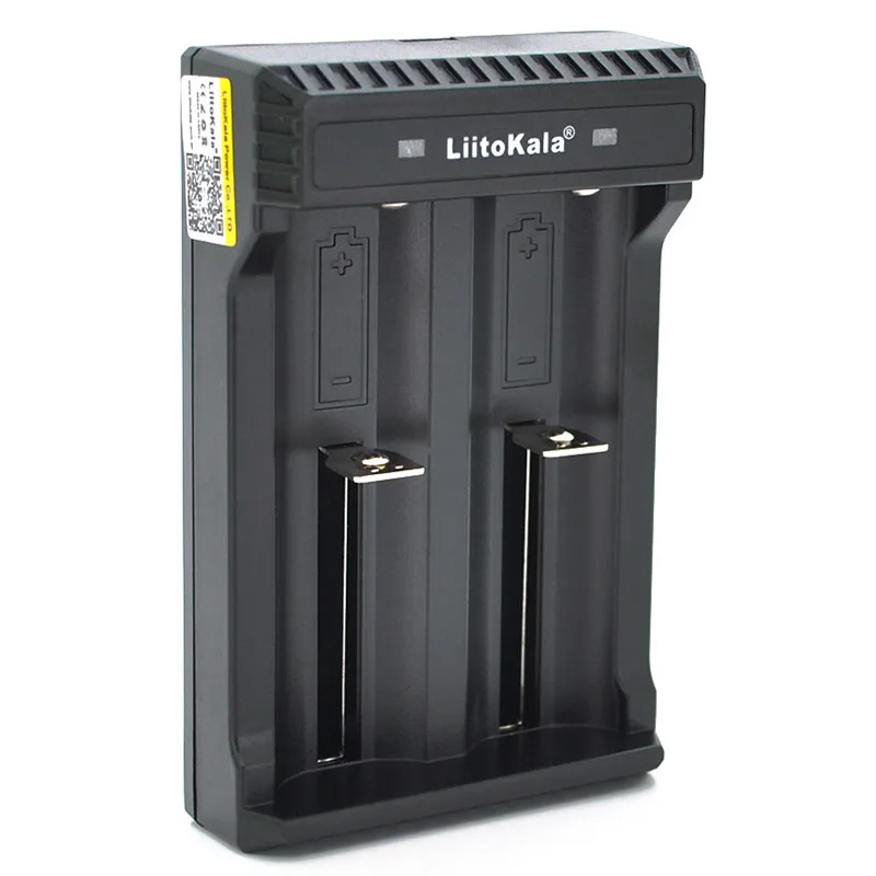 Зарядний пристрій LiitoKala Lii-L2, для 1-2 елементів 10440-26650 Li-ion від micro usb
