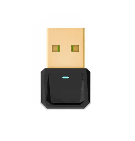 Bluetooth USB adapter 5.0, чорний, RTL