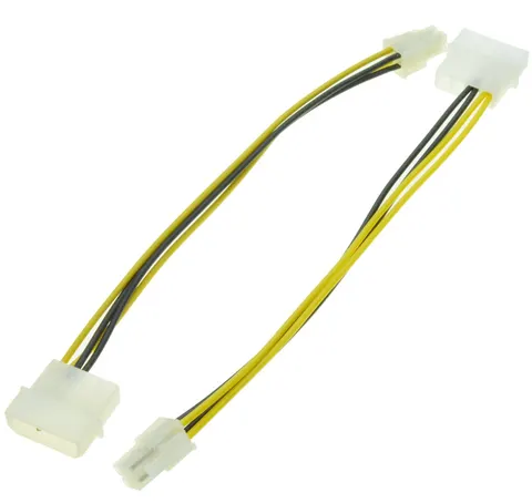Кабель живлення для процесора Molex M - 4 pin F, 0.2м