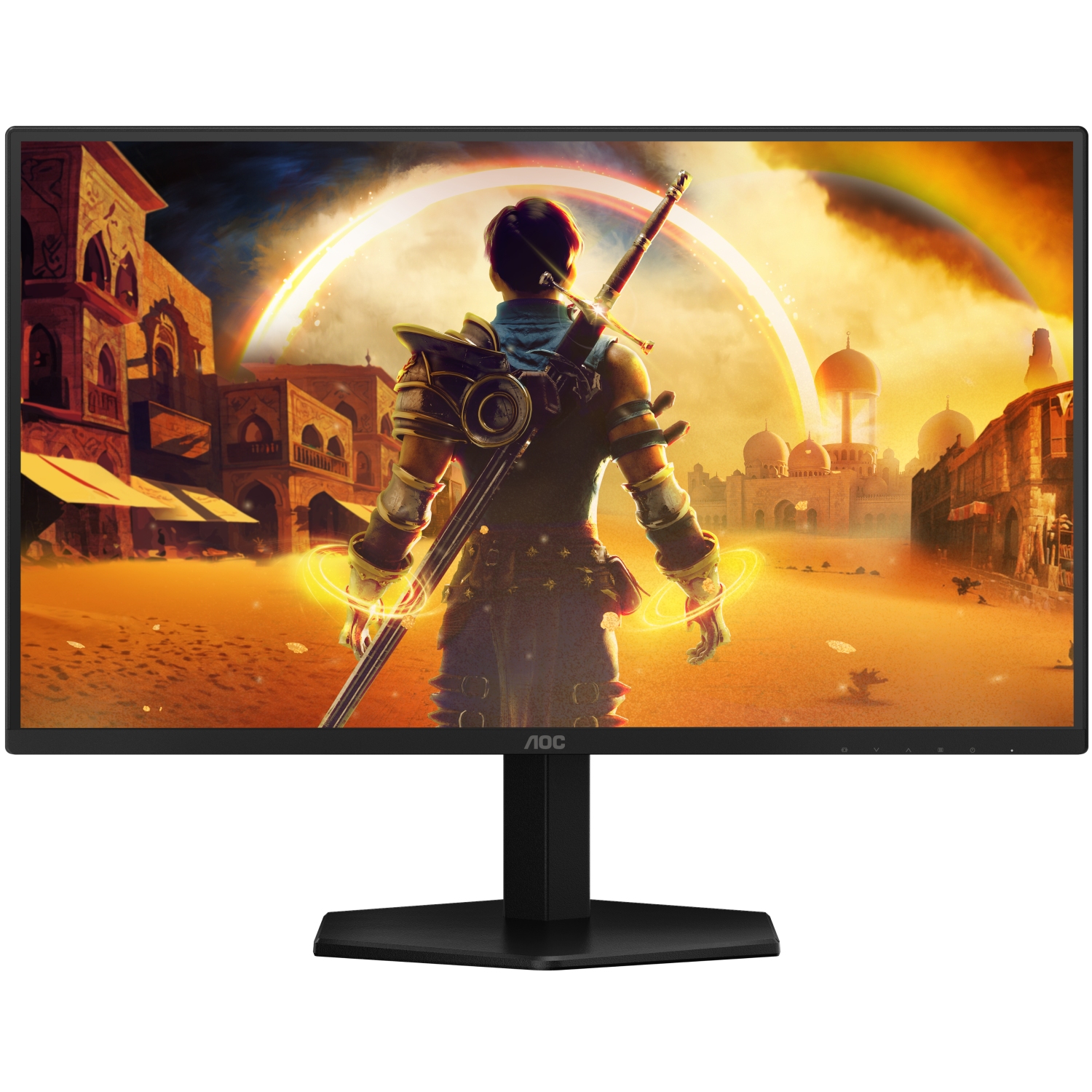 TFT 24.5" AOC 25G42E, Fast IPS, 180 Гц, HDMI, DP, чорно-червоний