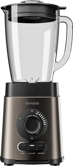 Блендер AIWA Saberu 1800 стаціонарний 1800Вт/ 18 швидк./ TURBO/ чаша для змішування 1.8л/ коричневий