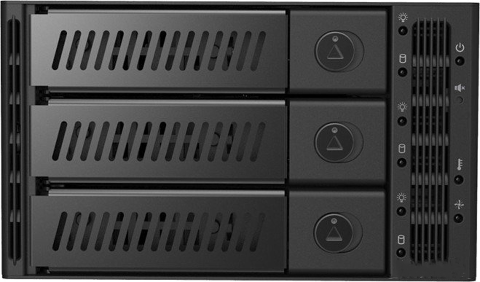 Бекплейн Chieftec CMR-2131SAS 2x5.25" -> 3x3.5" HDDs Hot-Swap Metal