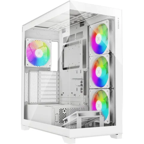 Корпус Xilence XILENT GLEAM ARGB X818.W.ARGB, без БЖ ATX WHITE