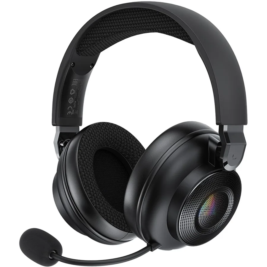 Гарнітура ігрова Acefast H15 Bluetooth+2,4G Black