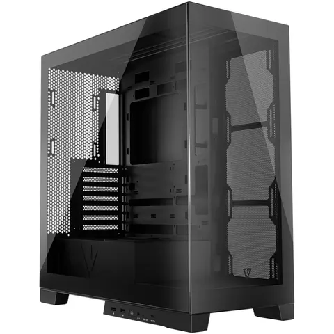 Корпус Modecom VOLCANO SPACE APEX w/o fans MIDI USB 3.0x2+TYPE-C BLACK без БЖ ATX