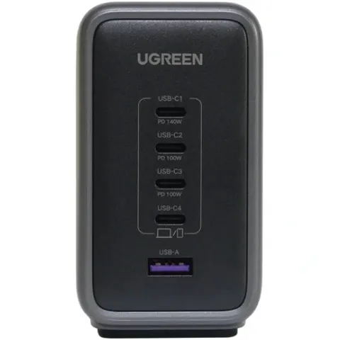 Зарядний пристрій 5xUSB 300W 5xUSB (4хUSB-C + USB-A) Nexode Desktop Fast Charger, Cable CD333 Ugreen