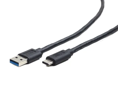 Кабель USB 3.0 AM-Type-C M, 1.5 м, Kingda, 5Gbps, чорний