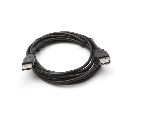 Кабель продовжувач USB 2.0 AM-AF, 3.0 м чорний