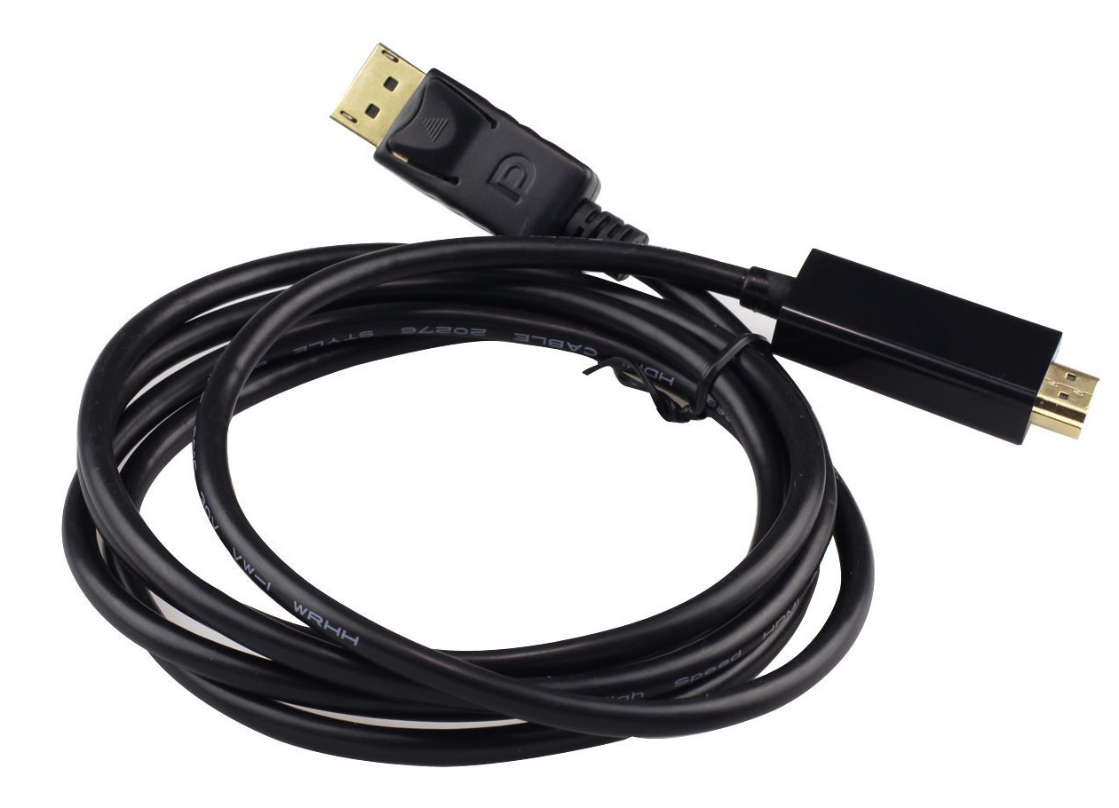 Кабель DisplayPort M - HDMI M 1.8м, OEM