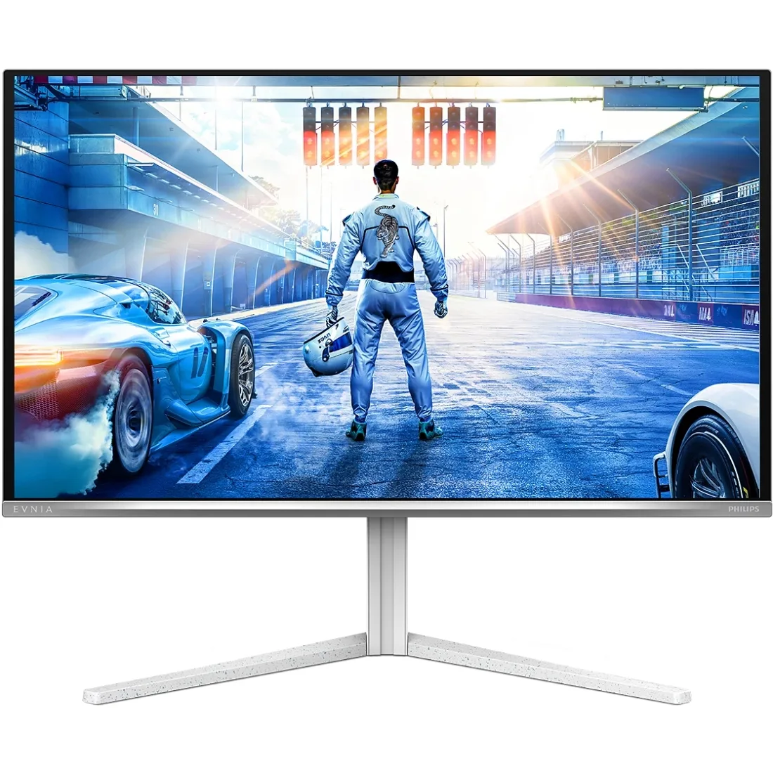 TFT 27" Philips 27M2N6501L, QD-OLED, 240Гц, 2хHDMI, DP, USB-hub, HAS, Pivot, білий
