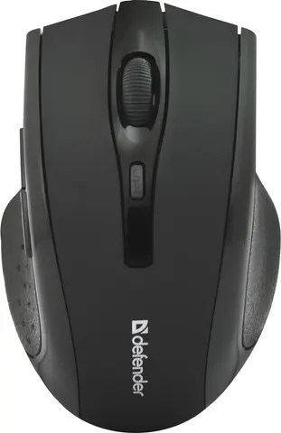 Мишка Defender Accura MM-665, бездротова, 6 кн. до 1200 dpi, чорний