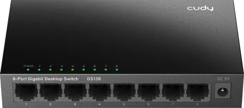 Комутатор Cudy GS108, 8 портовий Gigabit Metal Desktop Switch