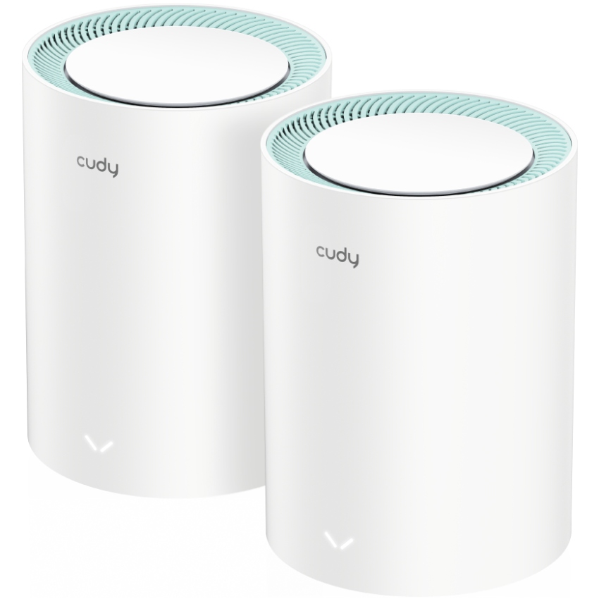Система WiFi Cudy M1300(2-pack), AC1200 Wi-Fi Gigabit Mesh Solution