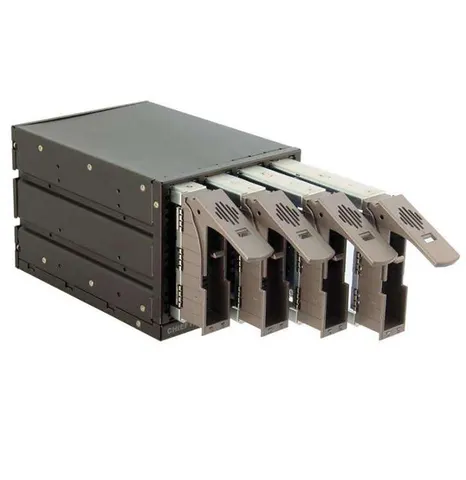 Бекплейн Chieftec SST-3141SAS 3x5.25" -> 4x3.5" HDDs Hot-Swap Aluminium