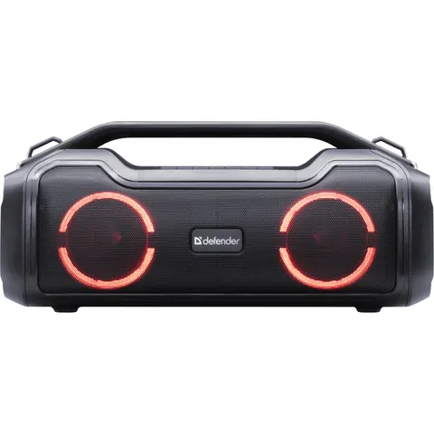 Акустична система 1.0 Defender Beatbox 50, 50W, Bluetooth/RGB/TF/TypeC/IPX5/PWB чорна