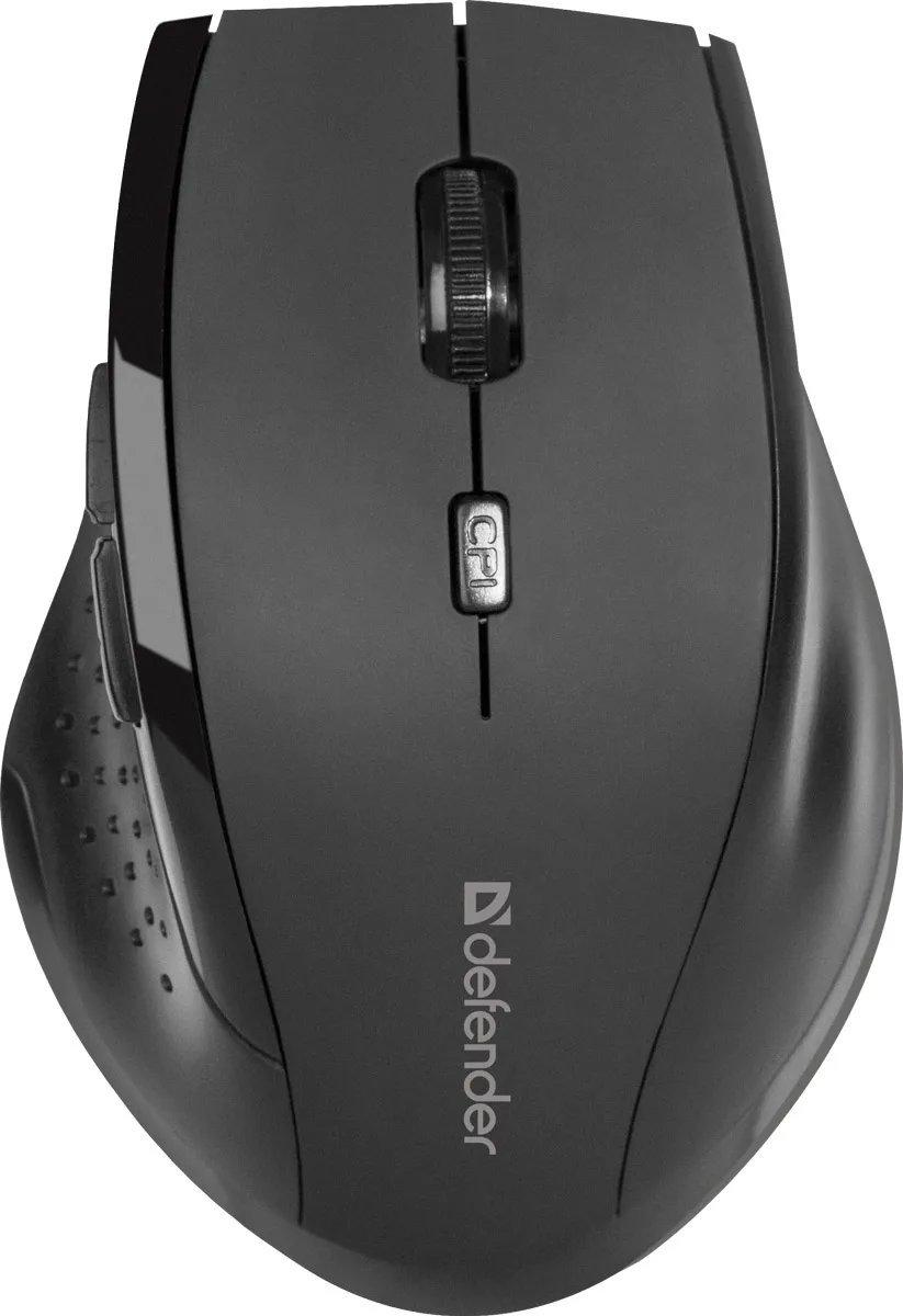Мишка Defender Accura MM-365, бездротова, 6 кн. до 1600 dpi, чорна