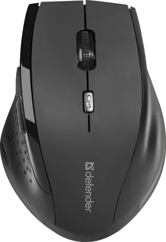 Мишка Defender Accura MM-365, бездротова, 6 кн. до 1600 dpi, чорна
