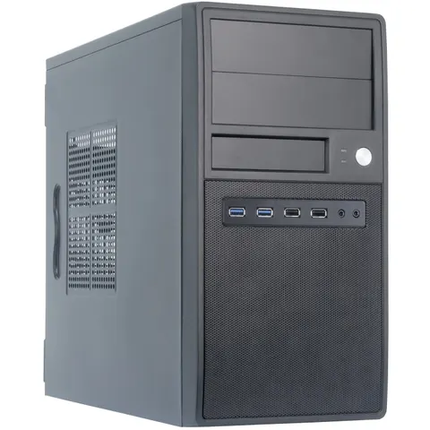 Корпус Chieftec MESH CT-04B-OP, без БЖ, 2xUSB3.0+2xUSB2.0, mATX, Black